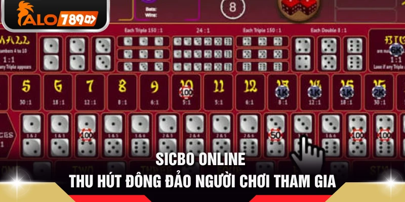 Sicbo online thu hút đông đảo người chơi tham gia